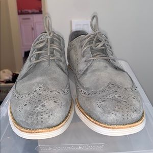 Cole Haan Suede Wingtips